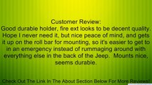Jeep Wrangler YJ TJ JK & CJ 2.9lb Fire Extinguisher AND Black Holder for Roll Bar Review