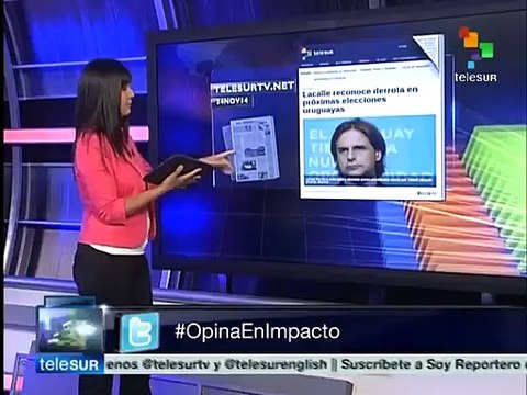 Uruguay: admite Lacalle retroceso en últimas encuestas electorales