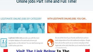 Don't Buy Legitimate Online Jobs Legitimate Online Jobs Review Bonus + Discount