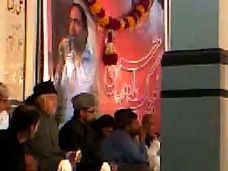 WAJHI HASAN ZAIDI IN SOYAM OF 'SHAHEED USTAD SIBT E JAFFER'