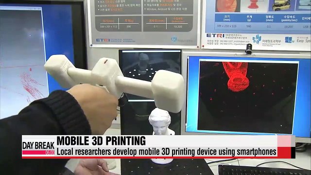3D scanning and printing by mobile device