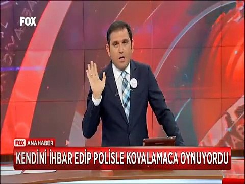 Azılı Gaspcı kendini ihbar edip polisle kovalamaca oynuyordu