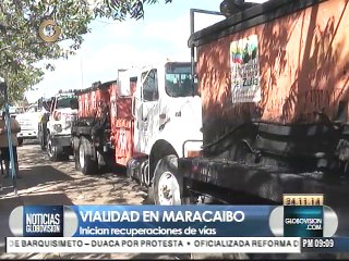 Inicia recuperación de vías en Maracaibo