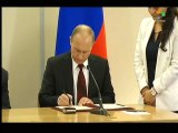 Russia, Abkhazia sign treaty