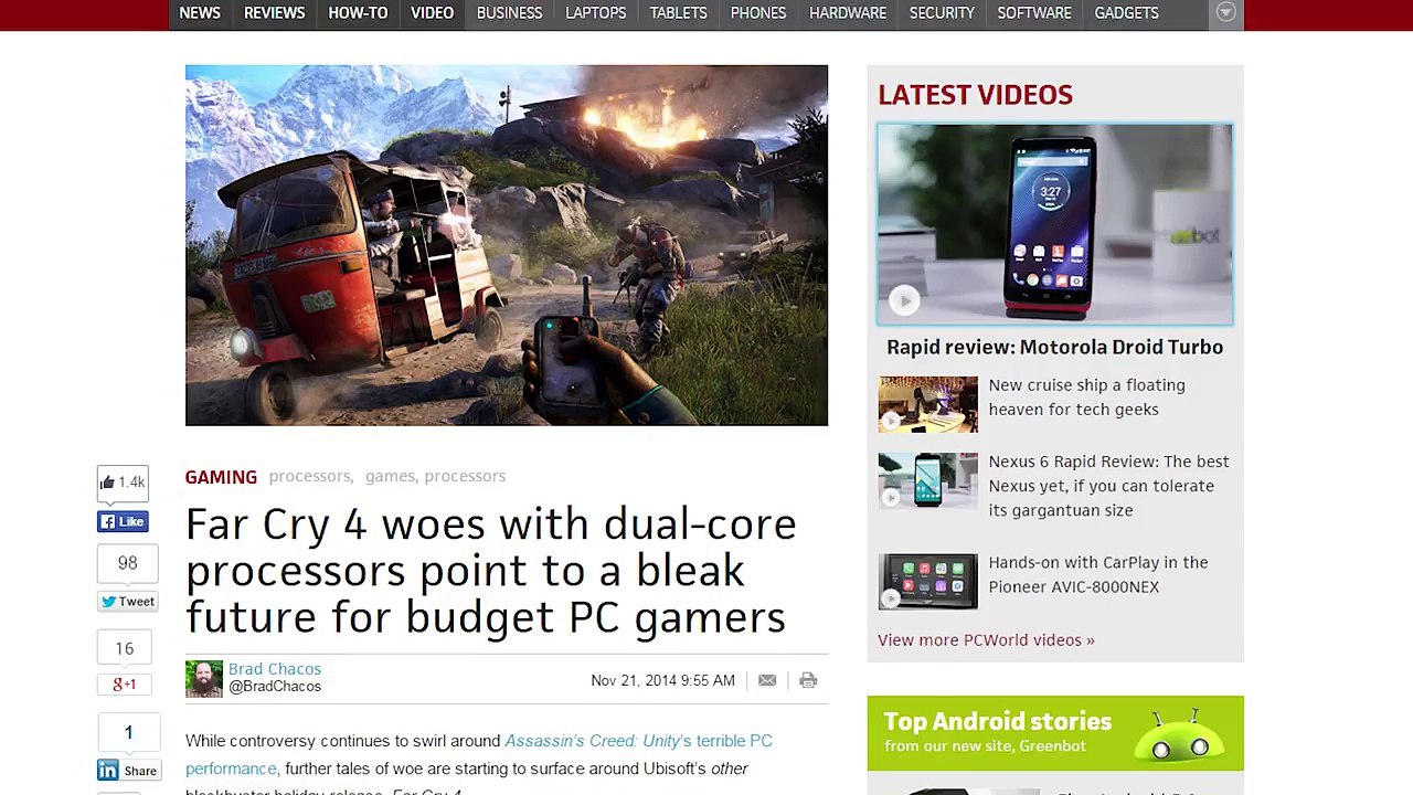 Far Cry 4 doesn't like dual-core CPUs, Amazon's free streaming, Blood Sport takes gamers' blood