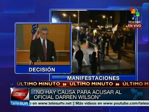 No hay causa para acusar a Darren Wilson: Gran Jurado de Ferguson