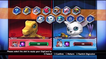 Agumon VS Gatomon In A Digimon All-Star Rumble Battle / Match / Fight