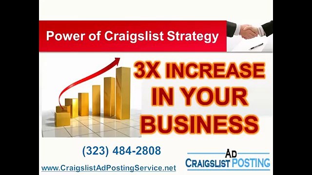 Craigslist Posting Service, Craigslist Ad Posting Service