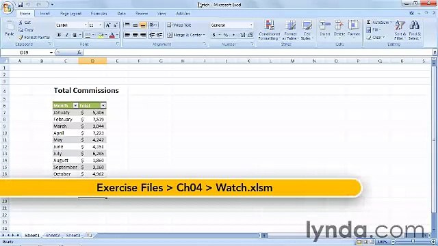 Starting With VBA in Excel lecture 27 watch