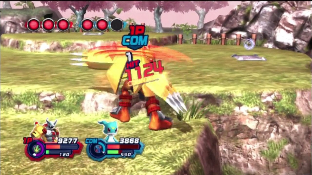 Agumon VS Veemon In A Digimon All-Star Rumble Battle / Match / Fight