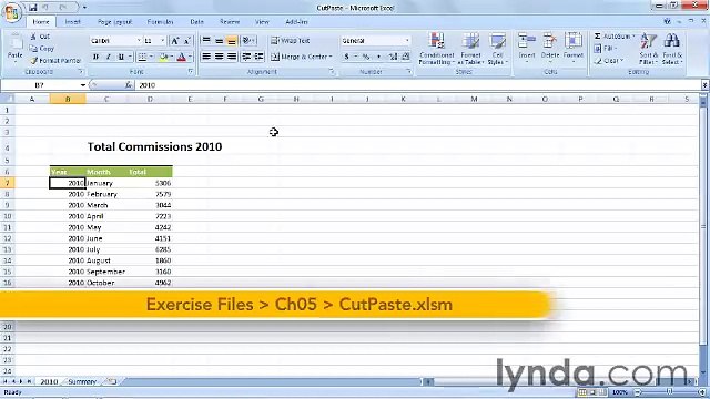 Starting With VBA in Excel lecture 29 cut copy