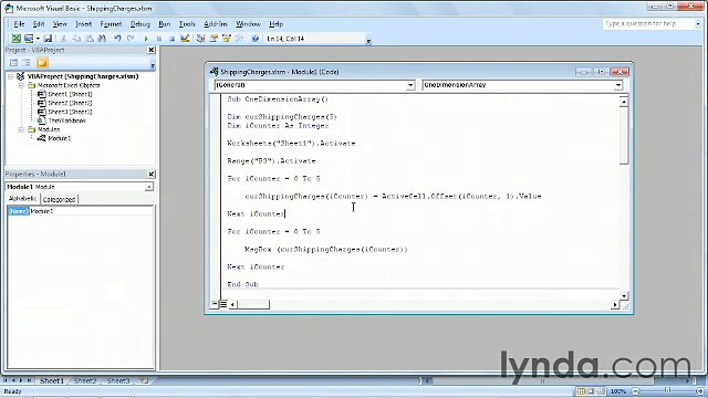 Starting With VBA in Excel lecture 16 arrays