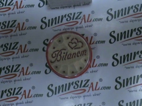 Kumdan Bitanem & Seni Seviyorum Görünümlü Kumdan Hediye