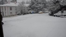 Korkuteli ve Akseki'de Kar Yağışı