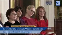 Barack Obama aime Meryl Streep, Michelle ne peut «rien y faire»