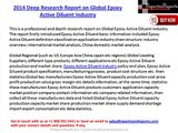 2014 Deep Research Report on Global Epoxy Active Diluent Industry