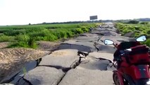 Flood Totally Destroys Russian Road 1-38 at videotri