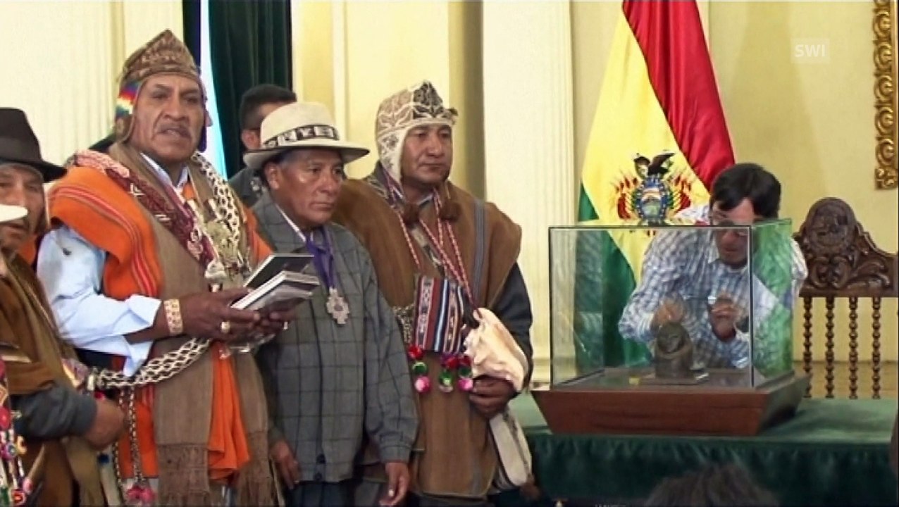 Ekeko - Bern returns deity statuette to Bolivia