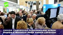 Chiuso congresso Federanziani Rimini, Ministro Lorenzin: 'pensionati nel mirino della burocrazia'