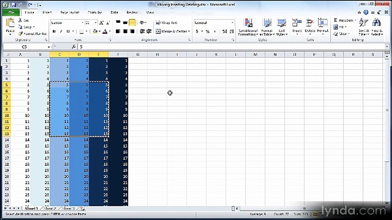 Excel essential 2010 lecture 18 clear Contents