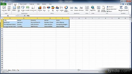 Excel essential 2010 lecture 39 createTable