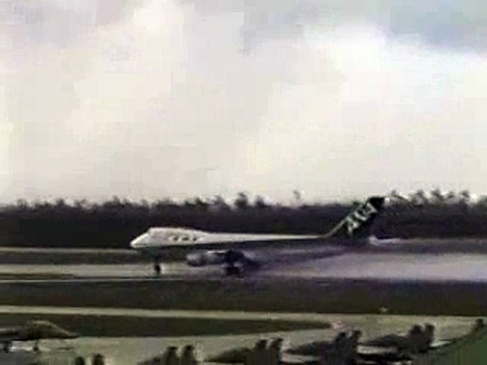 Avion foudroyé