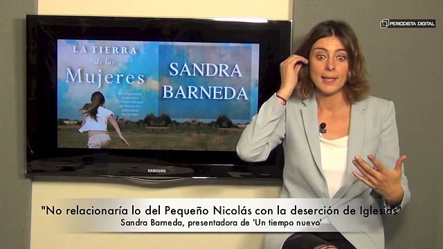 Sandra Barneda, presentadora de 'Un tiempo nuevo'.
