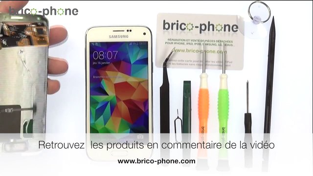 Tuto - Galaxy S5 mini G800F - Changer la vitre et l'écran AMOLED Démontage + remontage HD