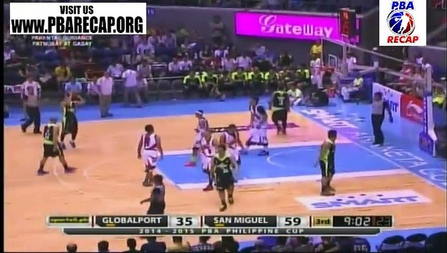 Global Port Batang Pier VS San Miguel Beermen [3rd QUARTER] - November 25, 2014 GAME REPLAY