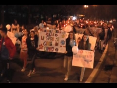 Napoli - Scampia ricorda Ciro Esposito nel giorno del suo compleanno (23.11.14)