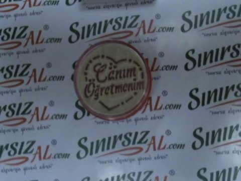 Kumdan Canım Öğretmenim & Seni Seviyorum Görünümlü Kumdan Hediye