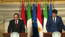 Roma - Renzi incontra il Pre. della Repubblica Araba d’Egitto (incontro con la stampa) (24.11.14)
