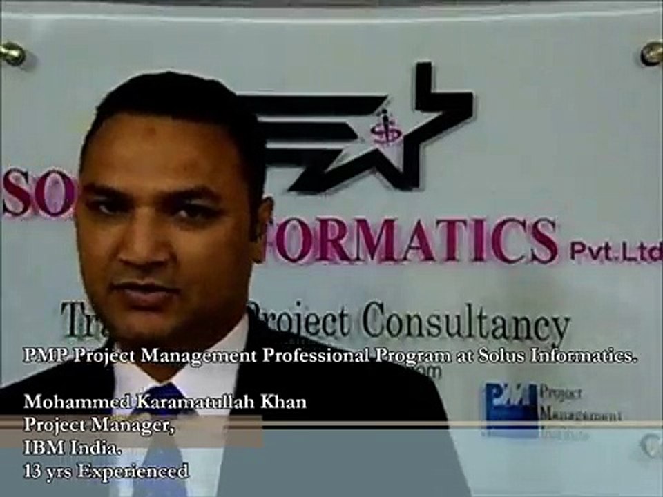Solus Informatics - PMP Training Institute In Hyderabad