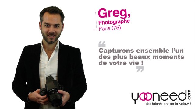 Photographe à Paris (75018) avec Greg - Yooneed