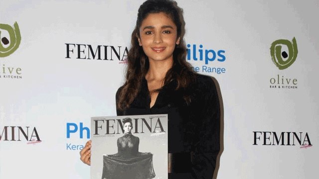 Alia Bhatt Launches Femina 55th Edition Cover Page