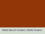 Rav | Rabbi Baruch Gradon | Rav