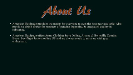 military surplus store