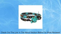 Ocean Sea Turtle Tiger's Eye and Turquoise Double Wrap Leather Bracelet Review