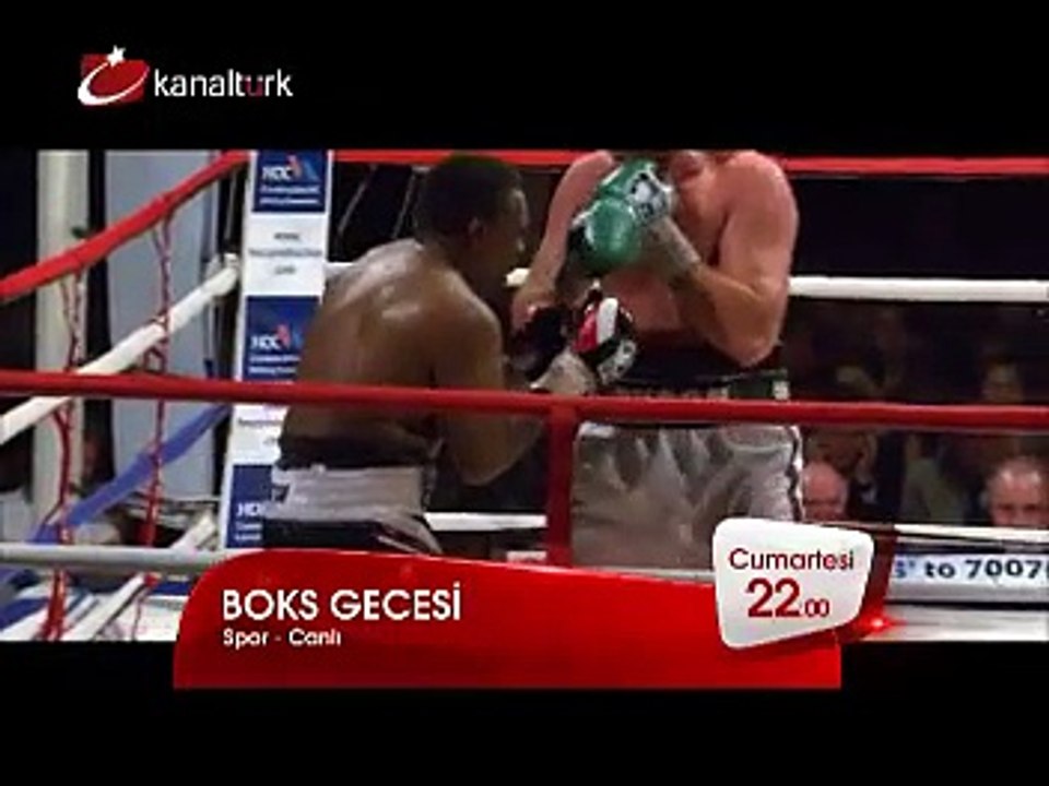 "BOKS GECESİ" 29 Kasım Cumartesi akşamı saat 22.00'de Kanaltürk'te!