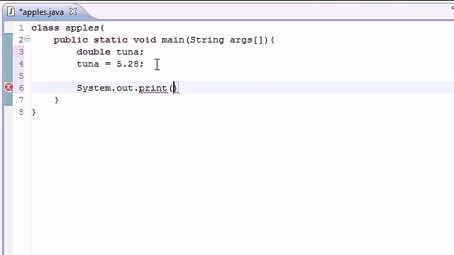 Java Programming Tutorial - 5 - Variables