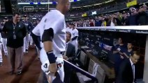 Derek Jeter Hugs Joe Torre As He Walks off the Field in Last Game