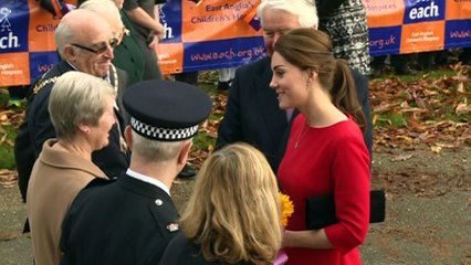 Download Video: Duchess Kate visits East Anglia's Children's Hospices