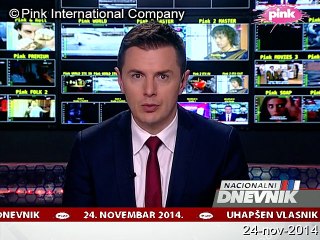 Nacionalni dnevnik u 18.30 (ponedeljak, 24-nov-2014)
