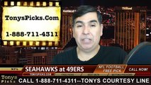 San Francisco 49ers vs. Seattle Seahawks Free Pick Prediction NFL Pro Football Thanksgiving Night Odds Preview 11-27-2014