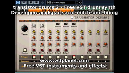 Drum VST -  Transistor Drums 2 - vstplanet.com