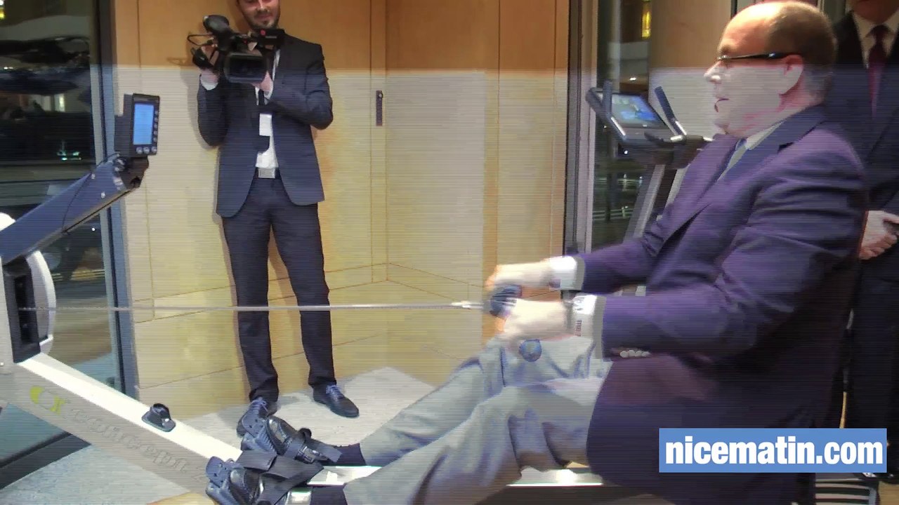 Le Prince Albert II inaugure les Thermes Marins