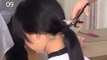 Long Hair Cutting - Long hair cut short video of haircut long haircut videos ASMR
