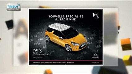 L'image du jour : La Citroën DS3 aux couleurs de l'Alsace