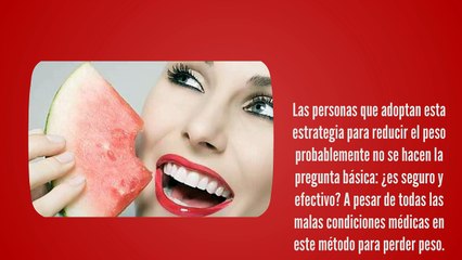 La Dieta Del Hambre: Forma Mortal De Bajar De Peso