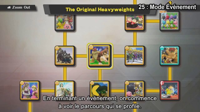 Super Smash Bros Wii U - Mode Evénements